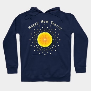 Happy New Year Mandala Hoodie